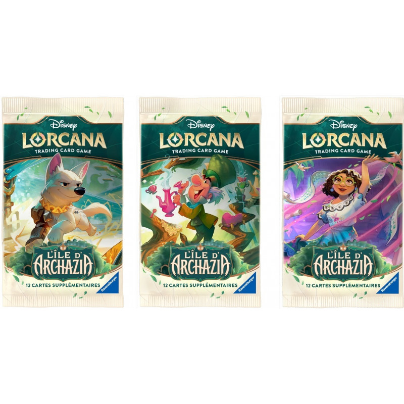 Booster Lorcana Chapitre 7 : L’île D'Archazia